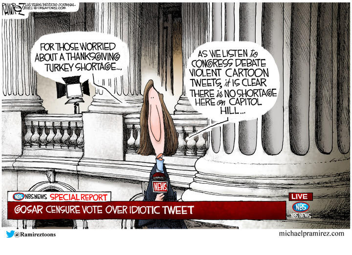 Michael Ramirez — November 18, 2021