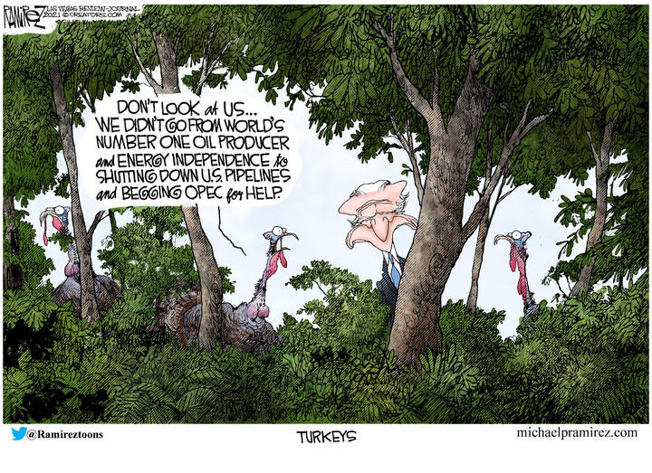 Michael Ramirez — November 26, 2021