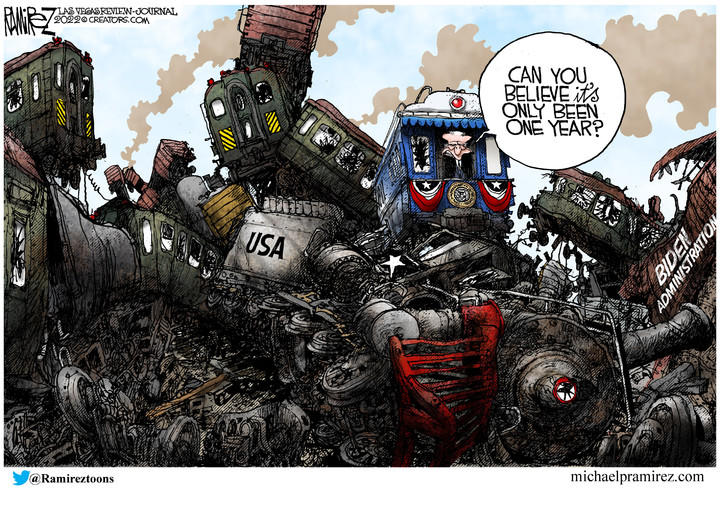 Michael Ramirez — January 19, 2022