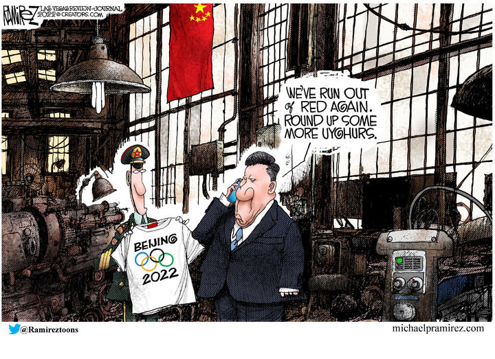 Michael Ramirez — February 3, 2022