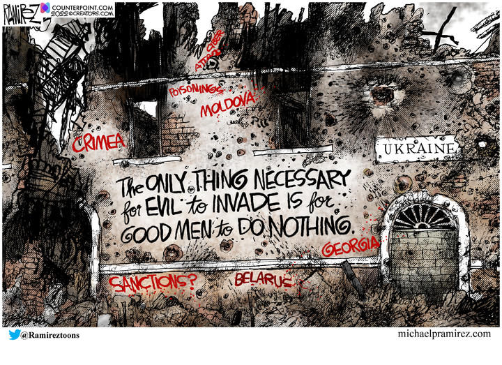 Michael Ramirez — February 25, 2022
