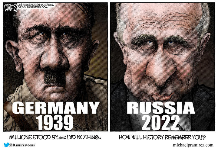 Michael Ramirez — March 7, 2022