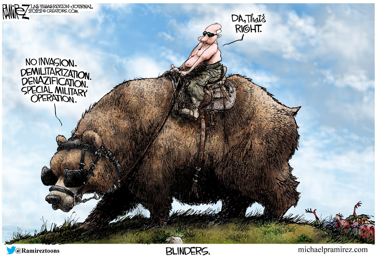 Michael Ramirez — March 13, 2022