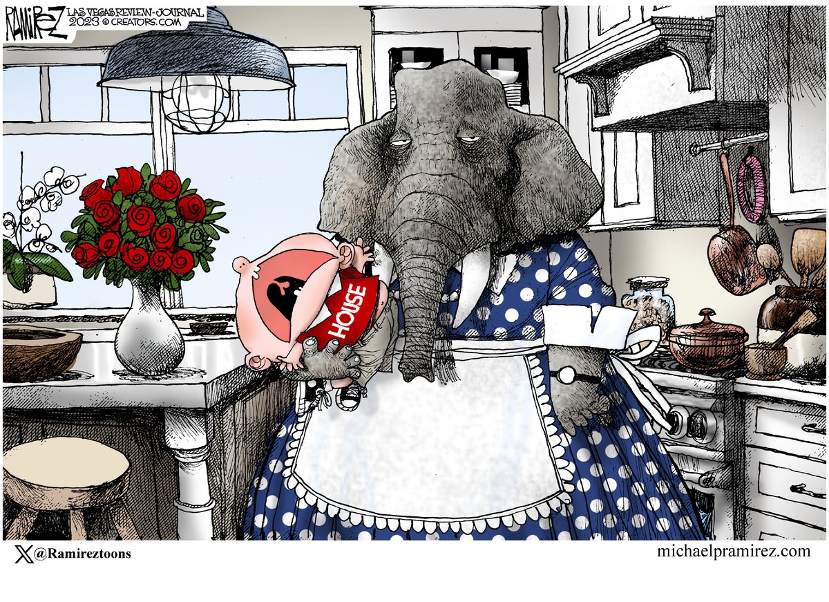 Michael Ramirez — October 13, 2023