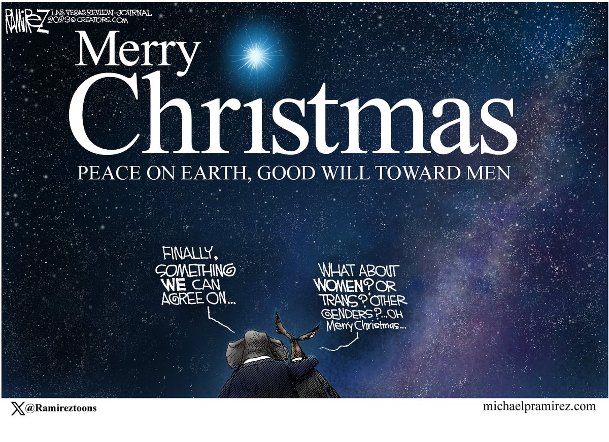 Michael Ramirez — December 25, 2023