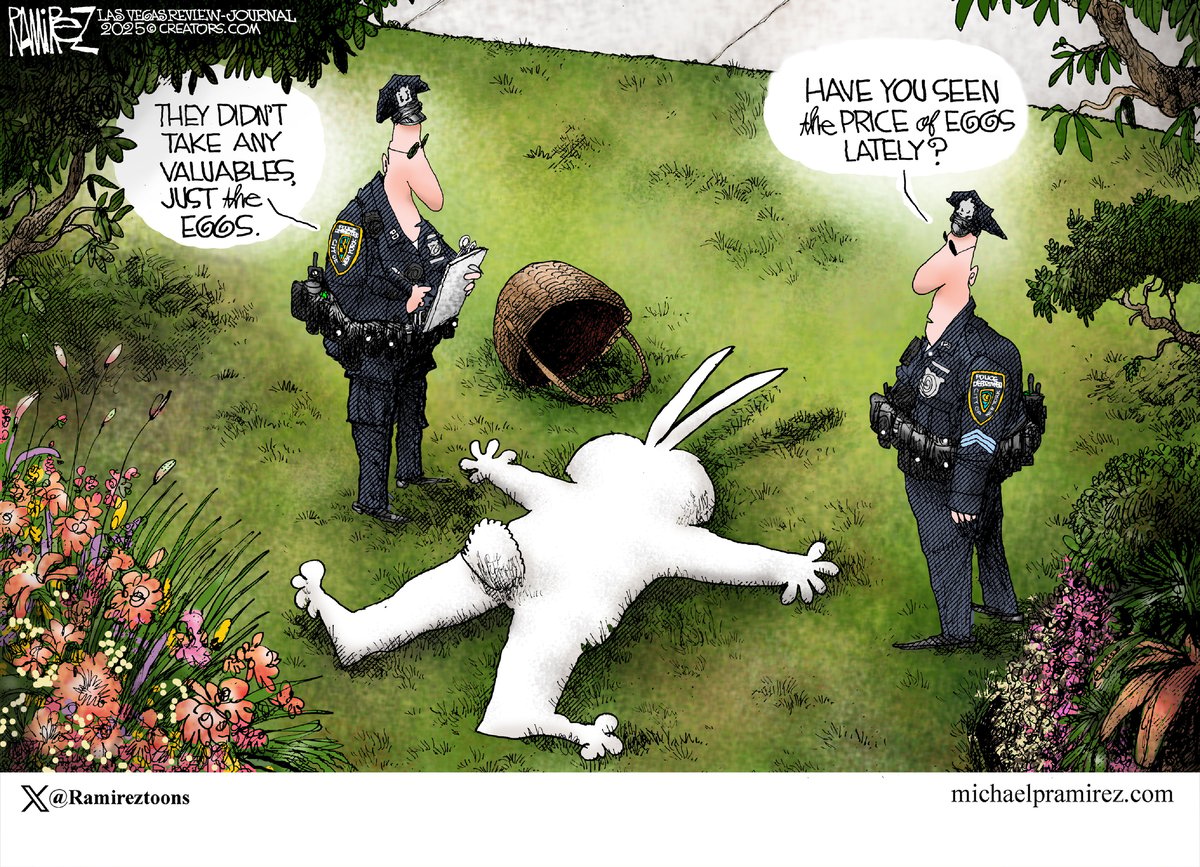 Michael Ramirez — April 20, 2025