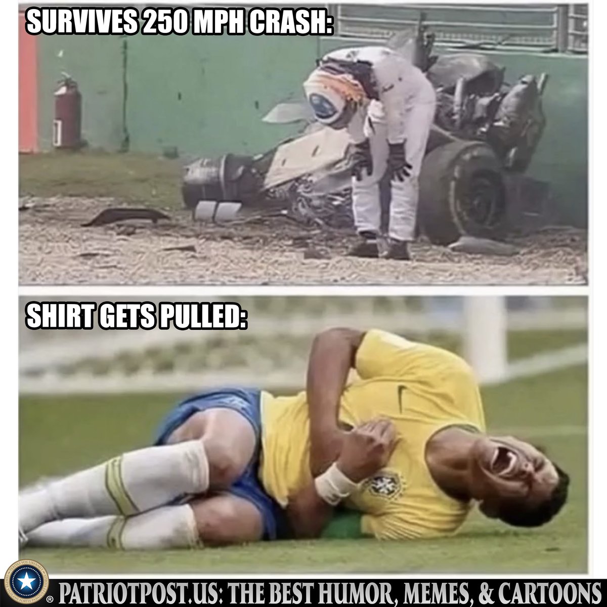 meme f1 vs soccer toughness