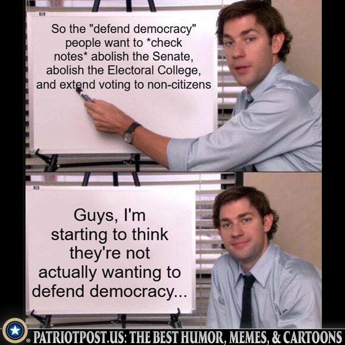 meme defEND democracy