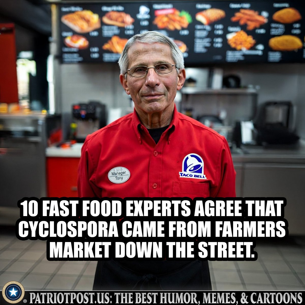 meme fast food managers cyclospora