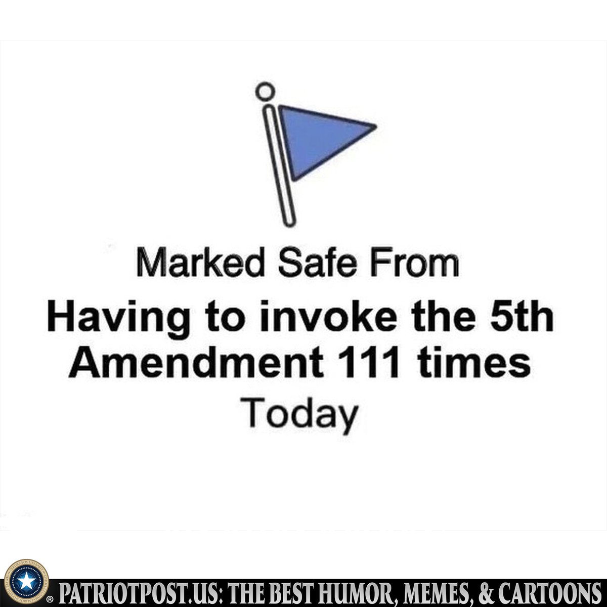 meme marked safe plead 5th 111 fauci