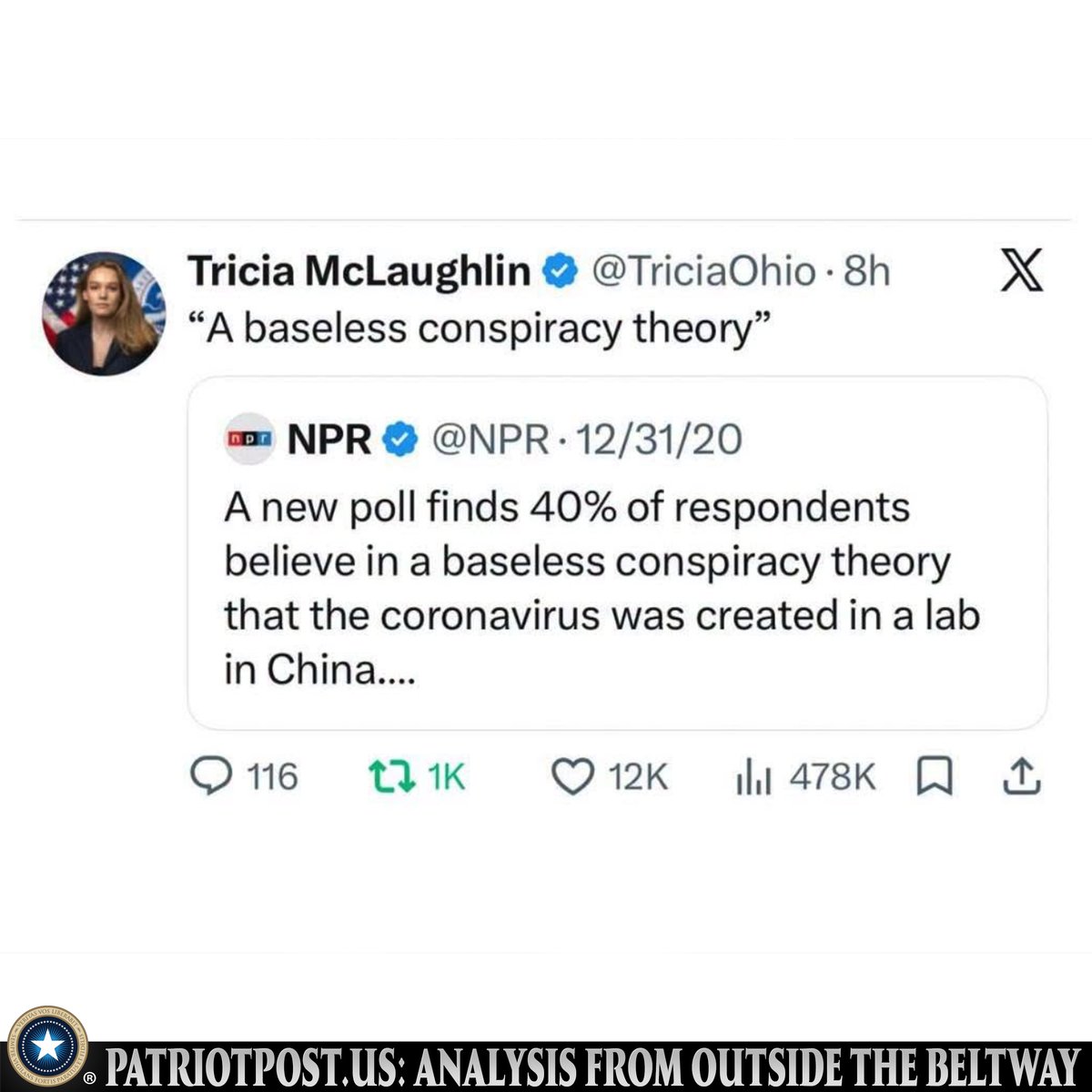 meme baseless conspiracy lab leak