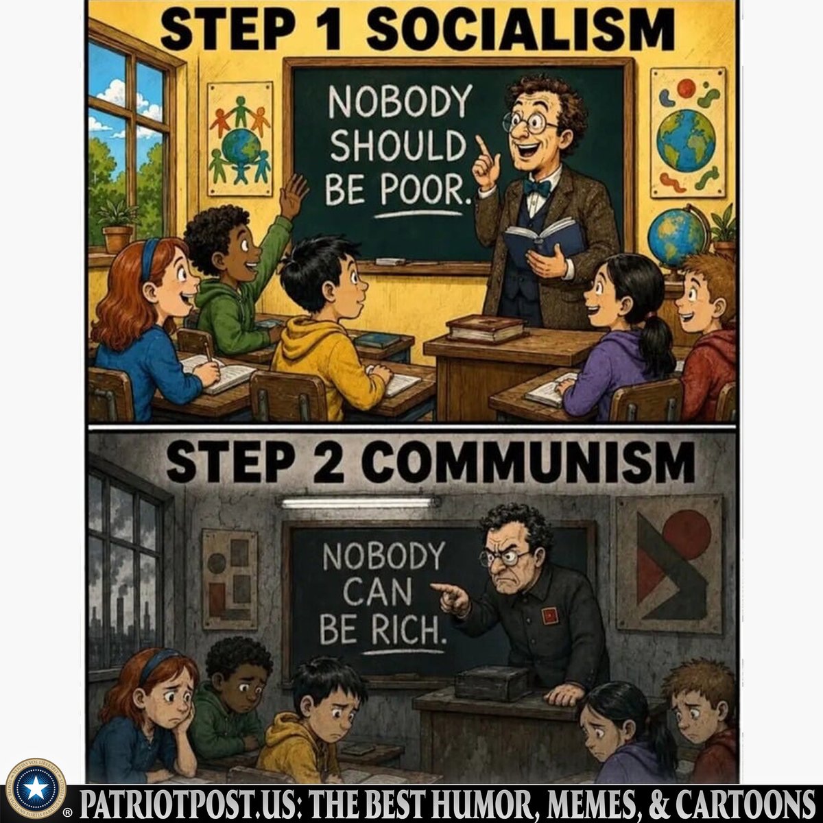 meme socialism communism no one poor rich