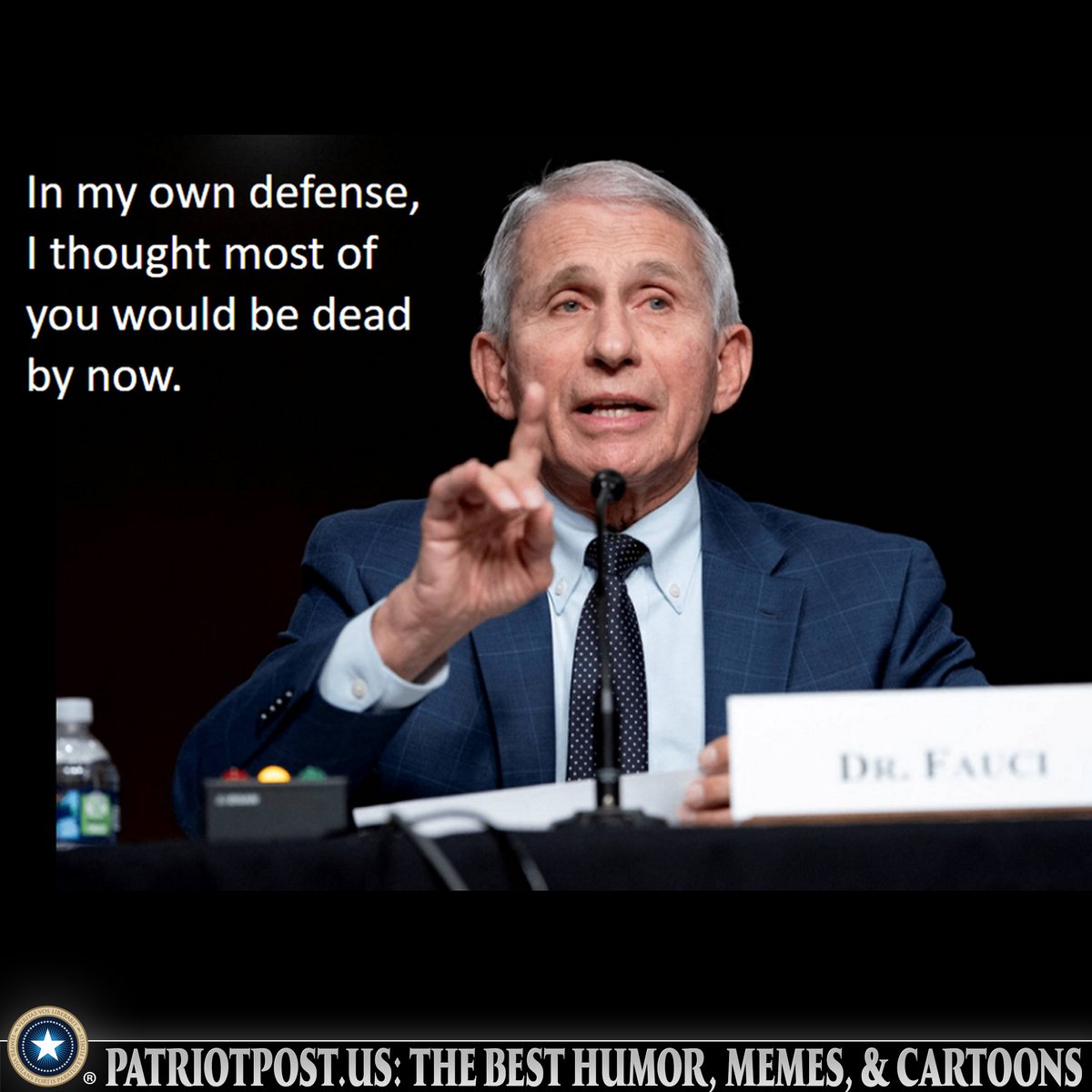 meme fauci defense dead now