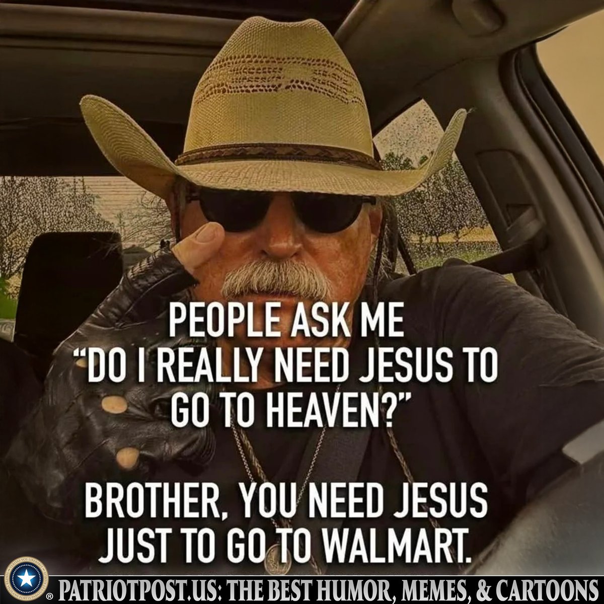 meme need jesus go walmart