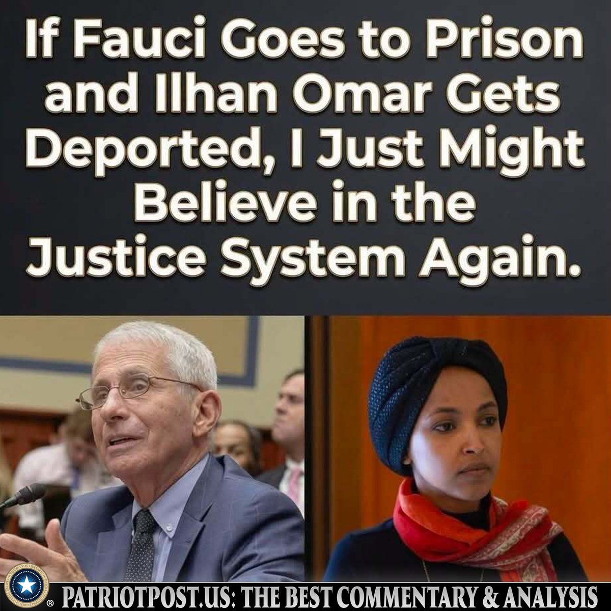 meme omar fauci justice