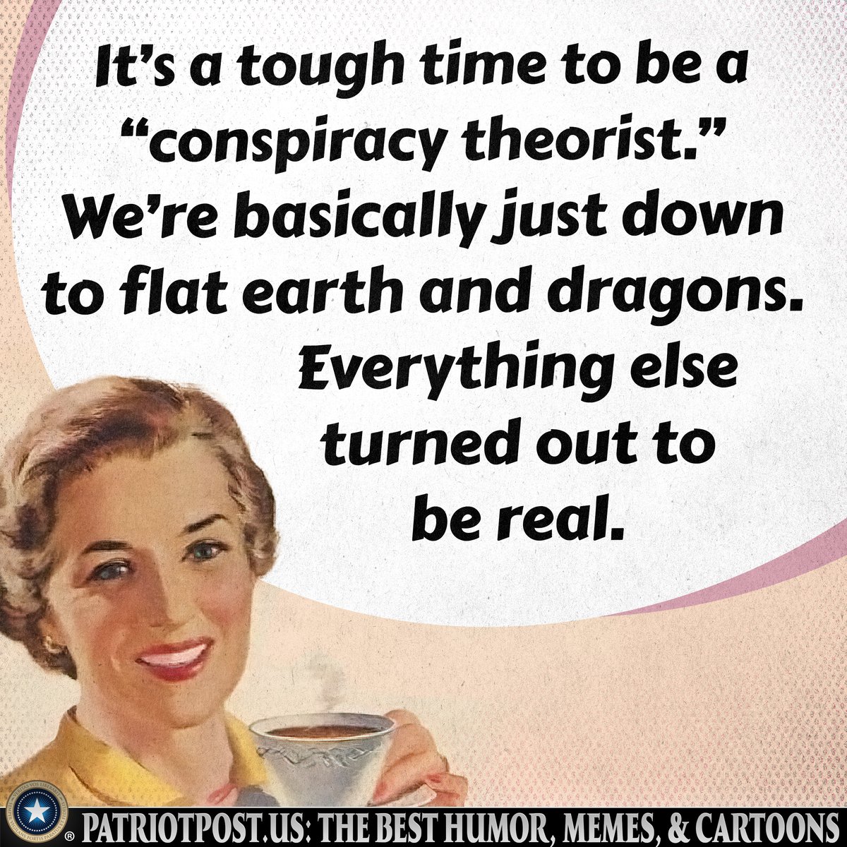 meme conspiracy theorist tough time