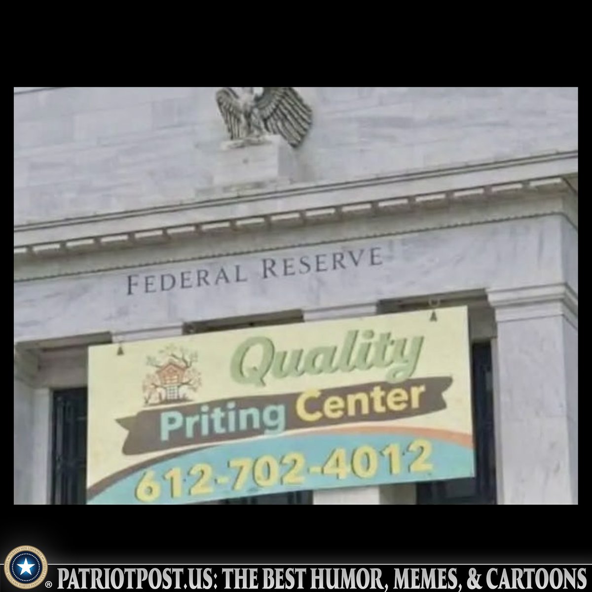 meme federal reserve quality priting