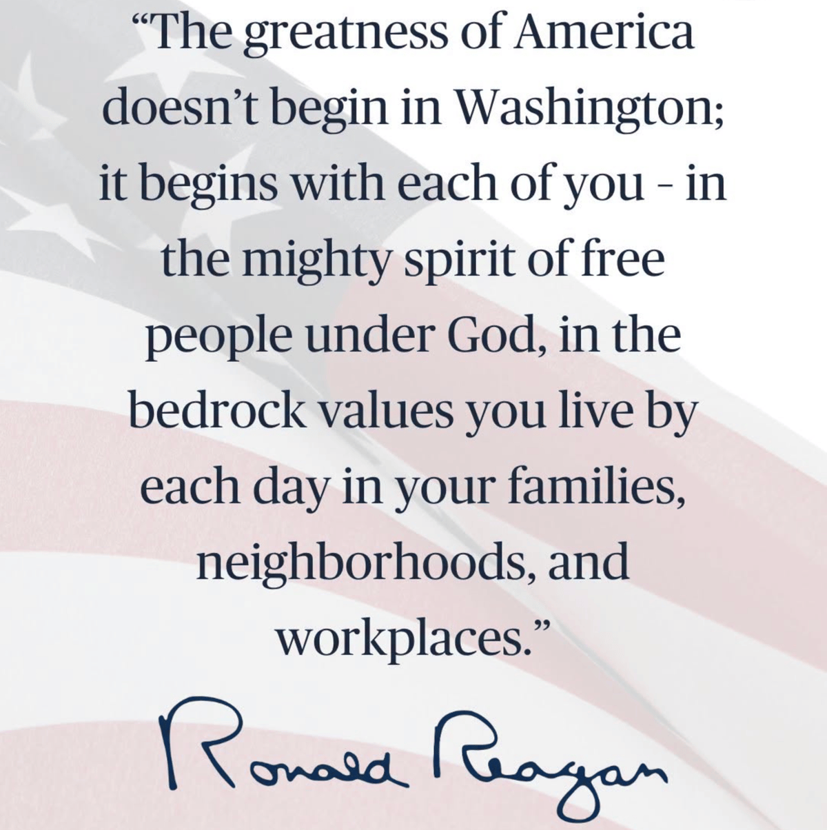 Reagan Bedrock | The Patriot Post