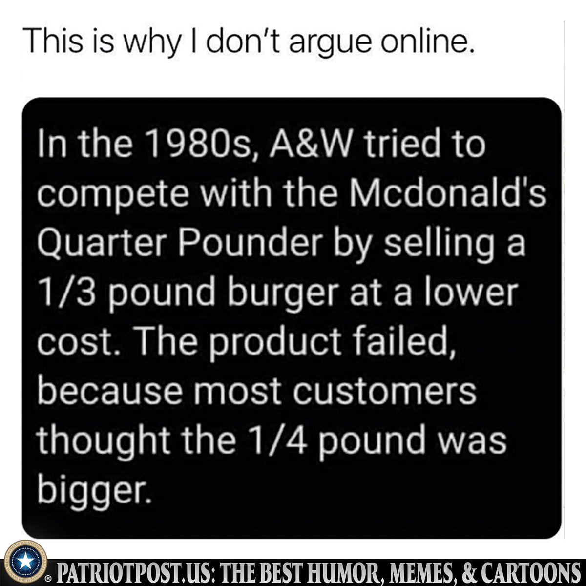 Don’t Argue