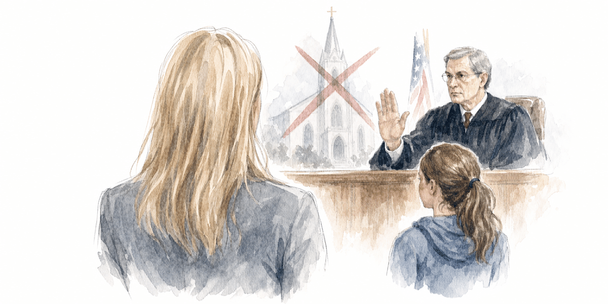 The Patriot Post® · Court Blocks Christian Mother From Bringing Daughter to Church