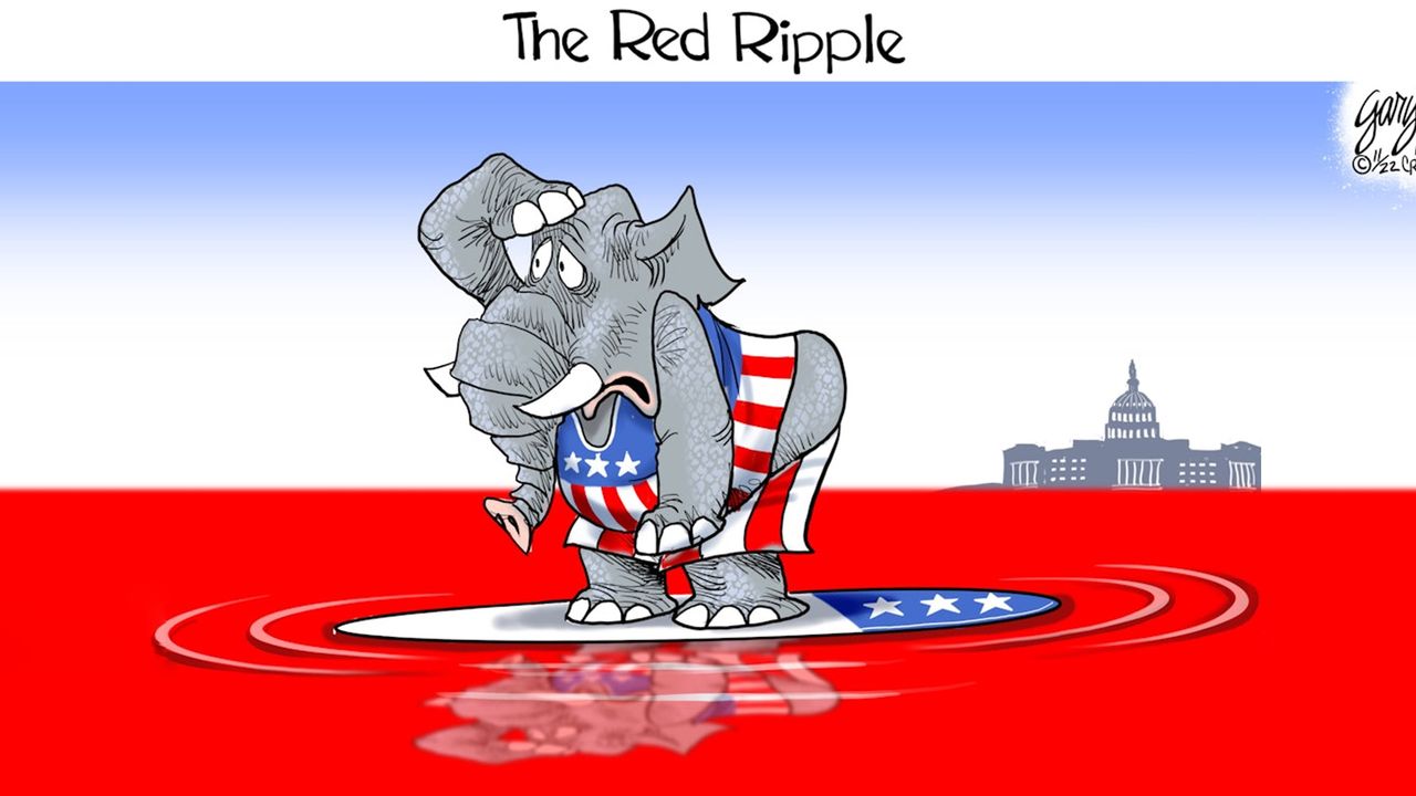 2022 11 9 red ripple cartoon