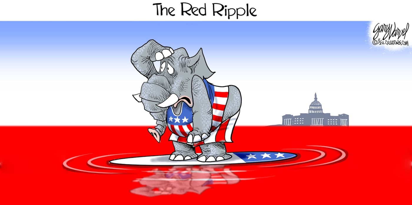 2022 11 9 red ripple cartoon