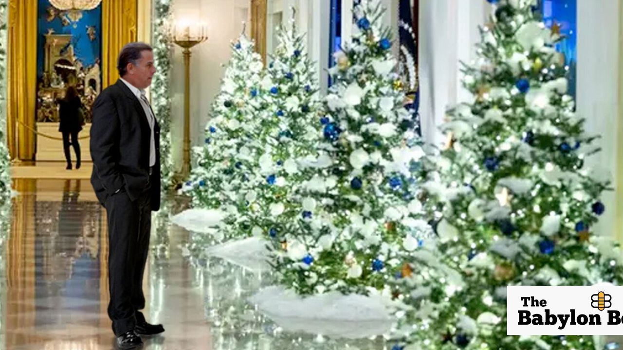 2023 11 22 babylon bee christmas hunter