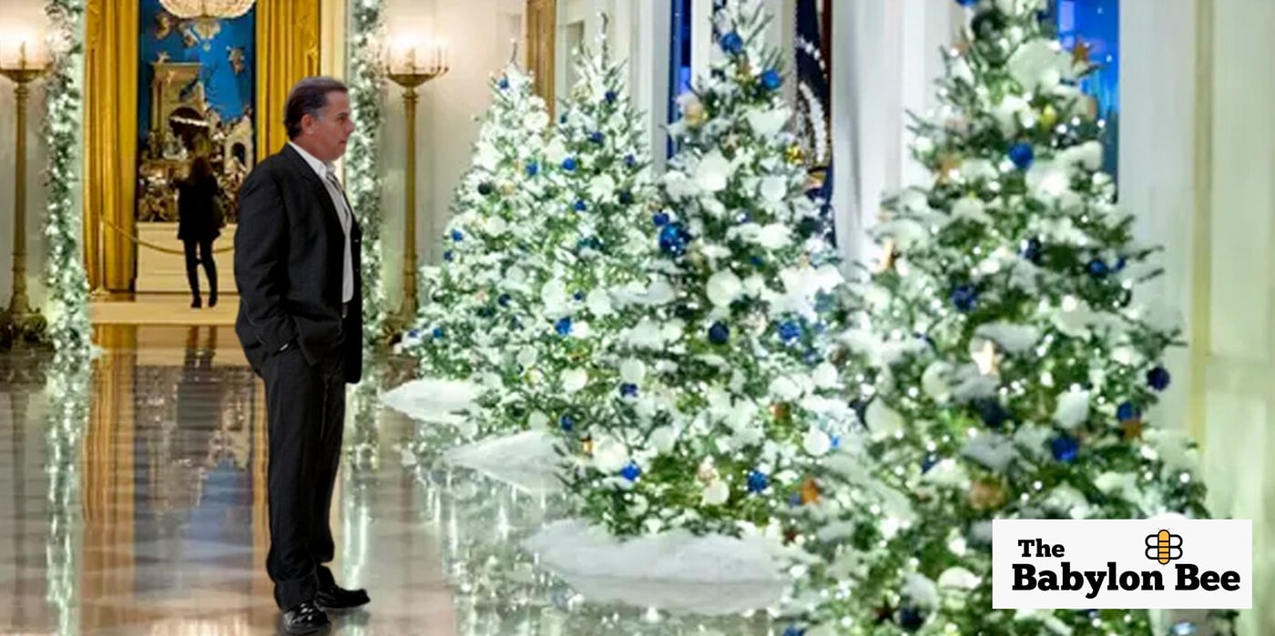 2023 11 22 babylon bee christmas hunter