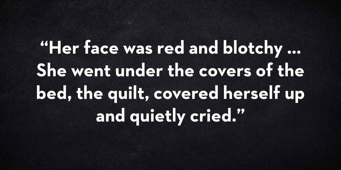 2023 11 29 Hostages red blotchy