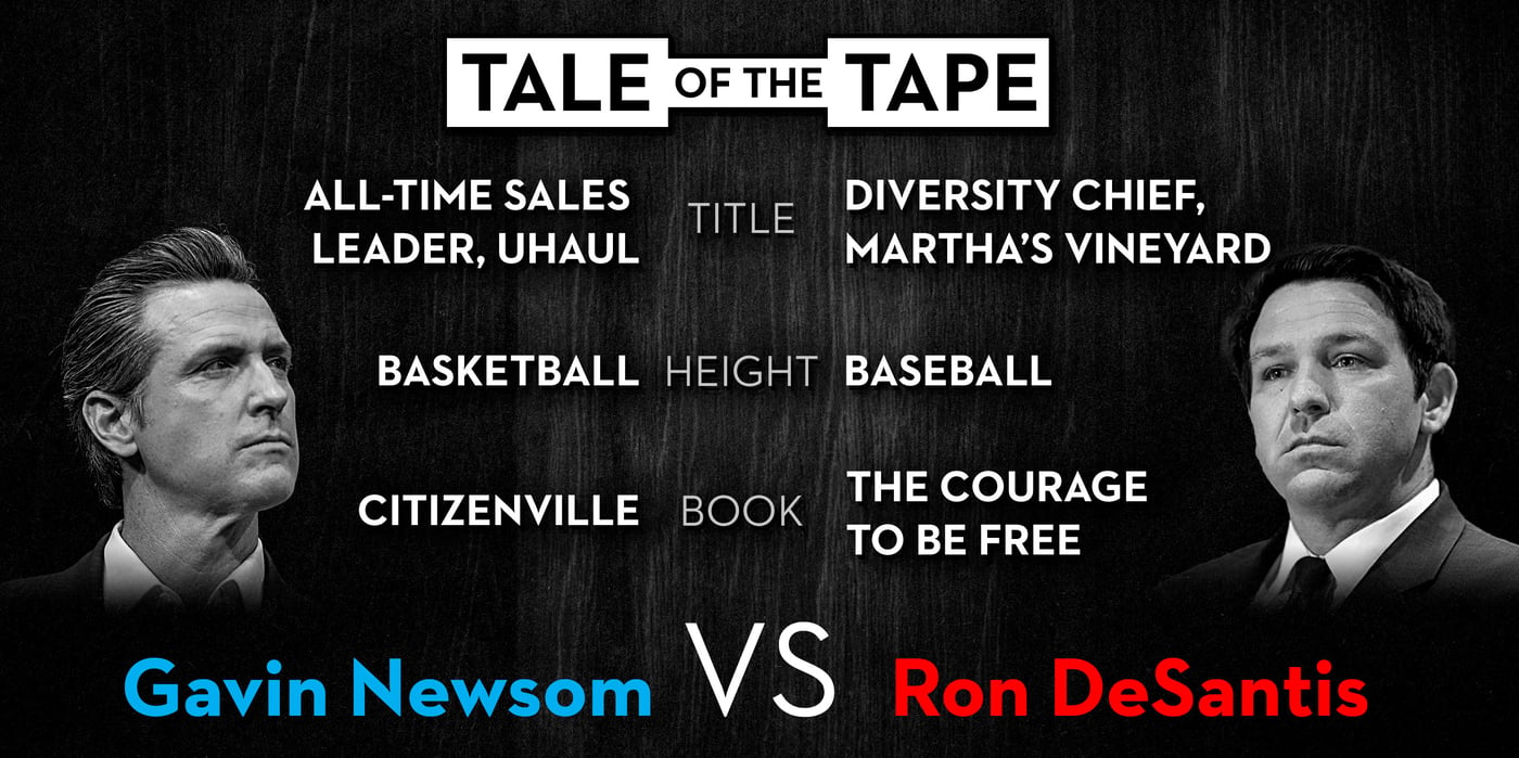 2023 11 30 newsom desantis tale tape