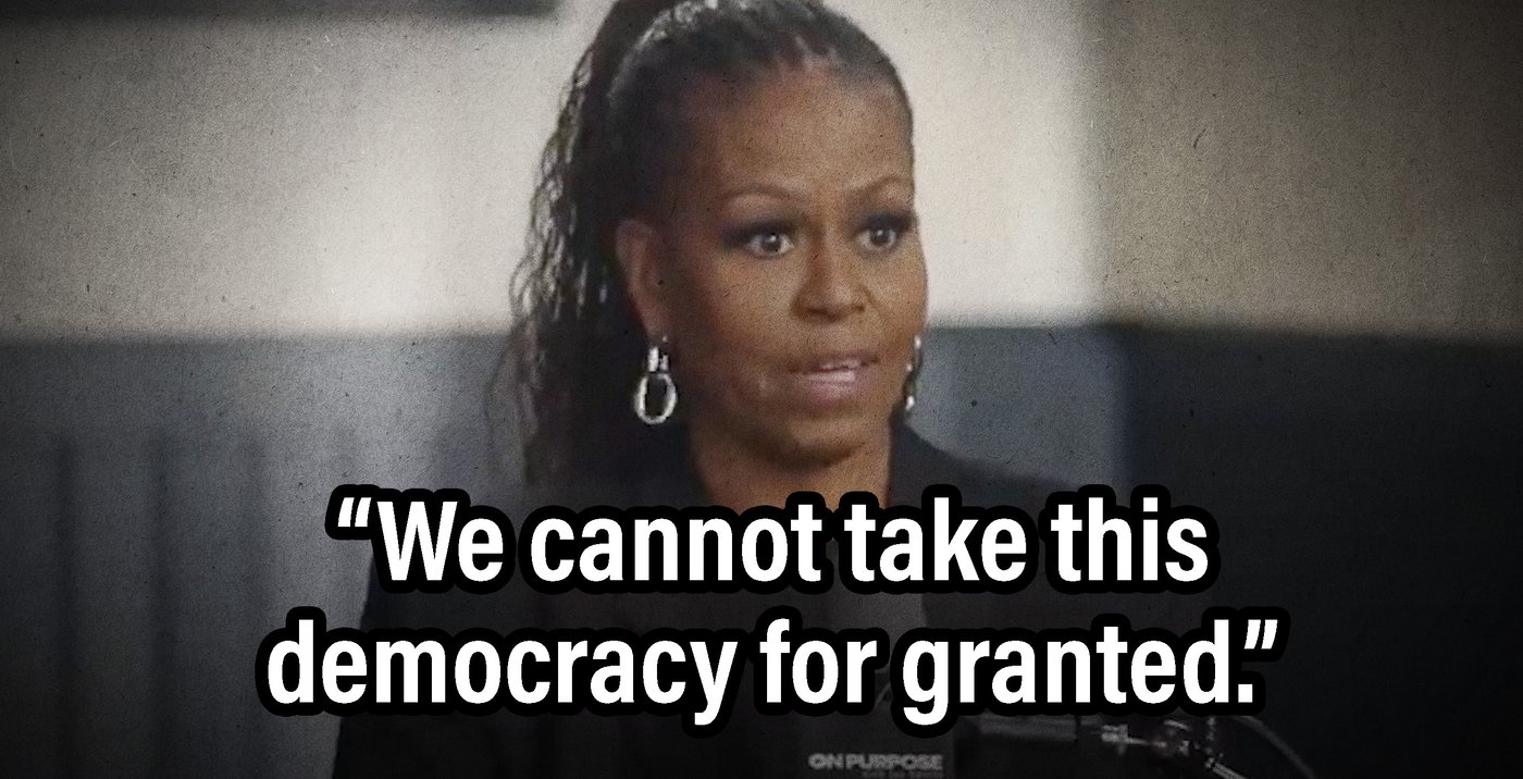 2024 1 10 michelle obama quote democracy