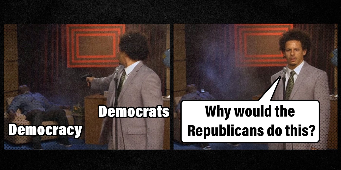 2024 2 21 democrats democracy blame republicans shoot