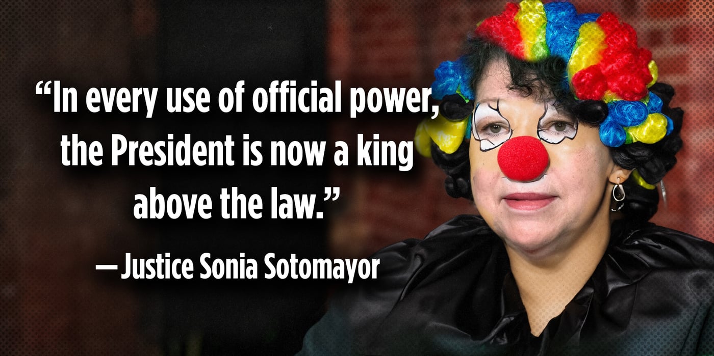 2024 7 2 courts opinion quote sotomayor clown
