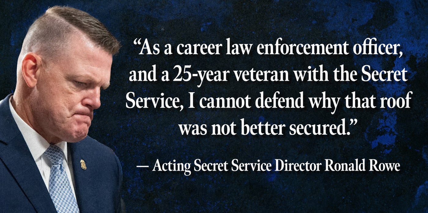2024 7 31 ronald rowe secret service quote