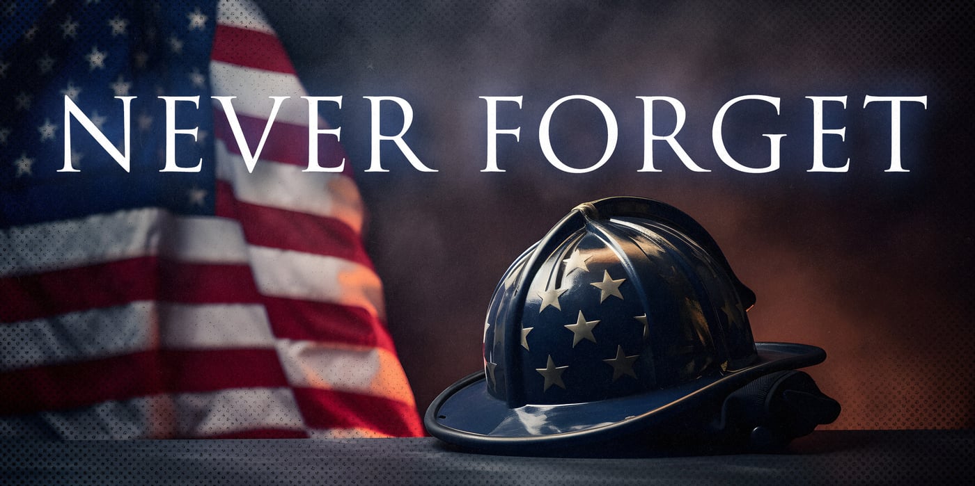 2024 9 13 9 11 fire fighters memorial never forget