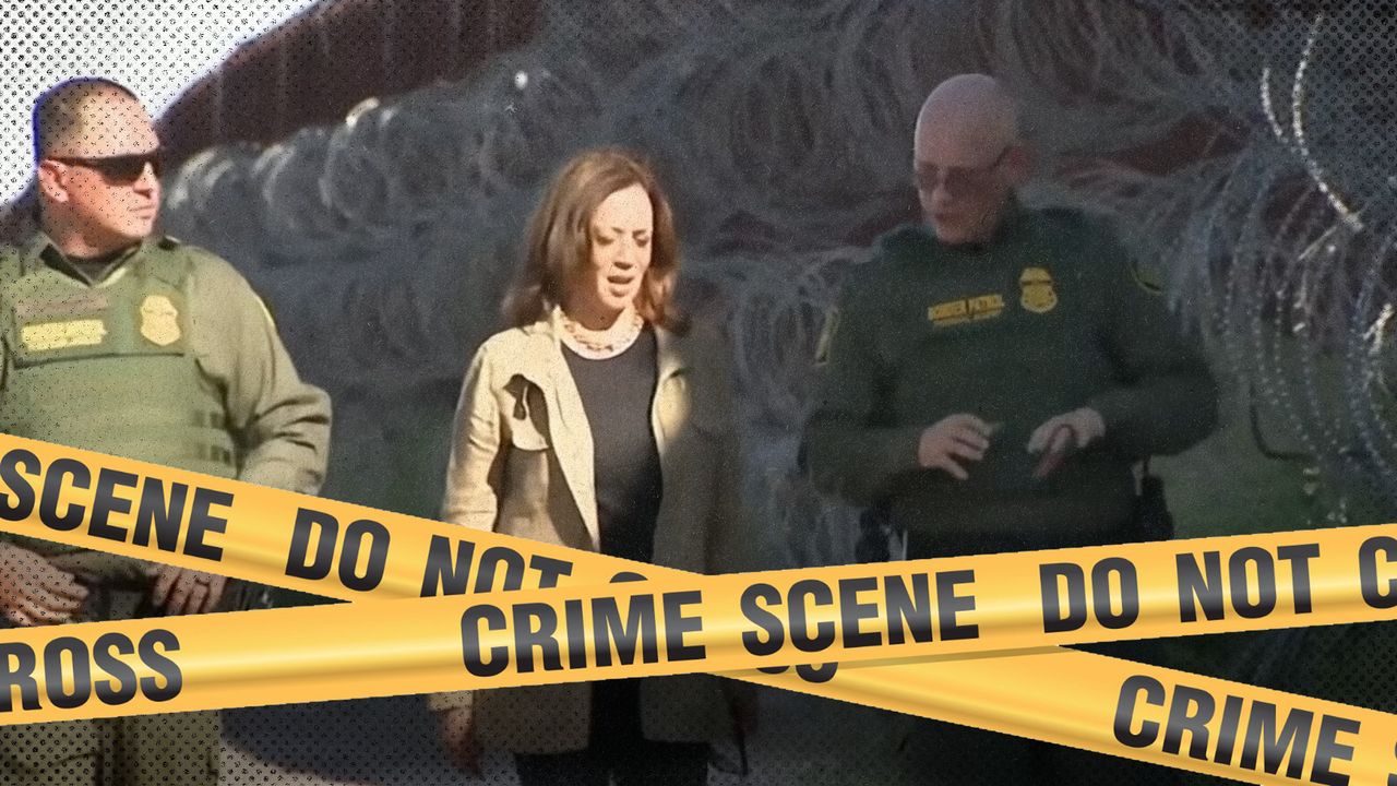 2024 10 1 kamala border visit crime tape