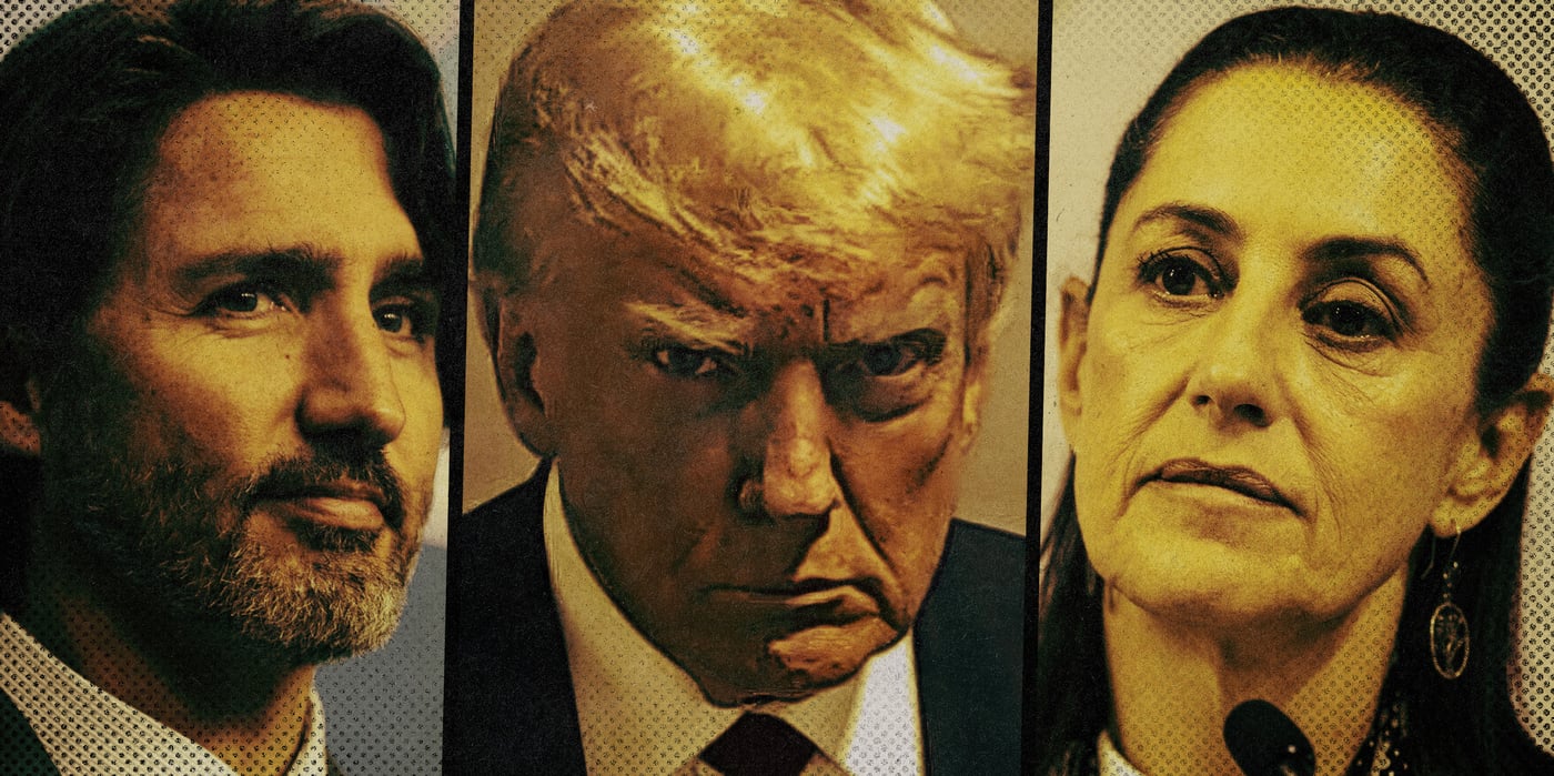 2025 2 4 mexico canada united states tariff standoff trudeau sheinbaum