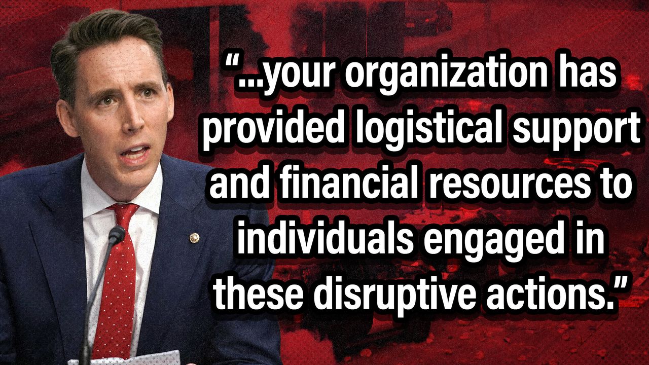2025 6 13 josh hawley quote riots