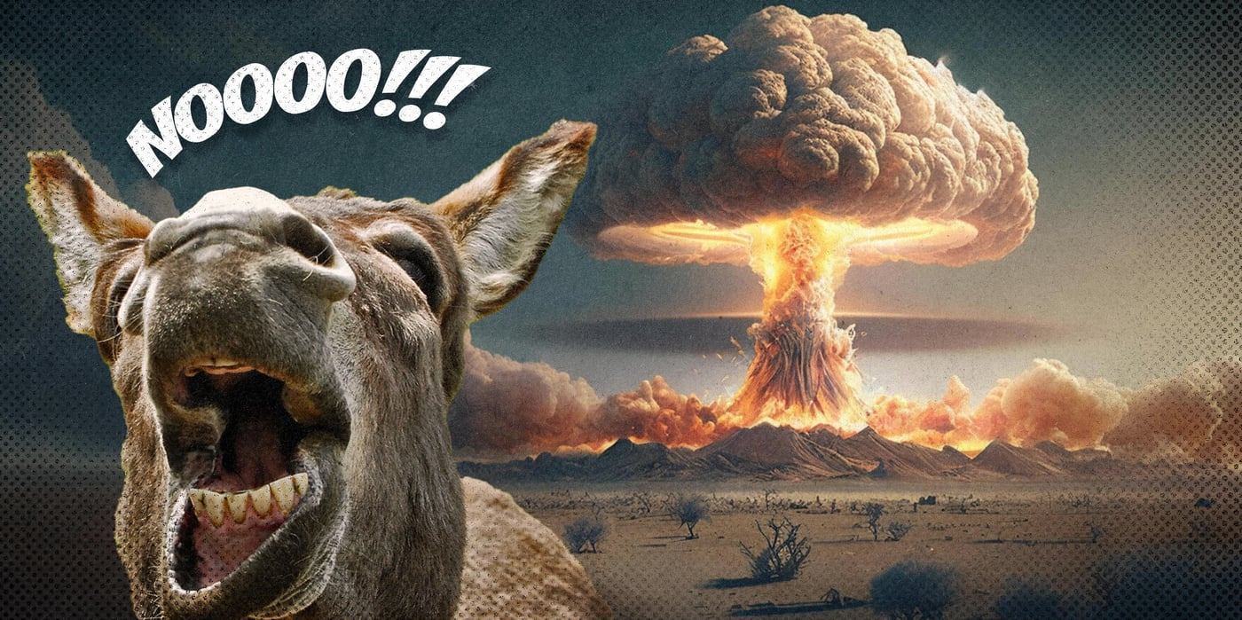 2025 6 22 democrat donkey nuclear