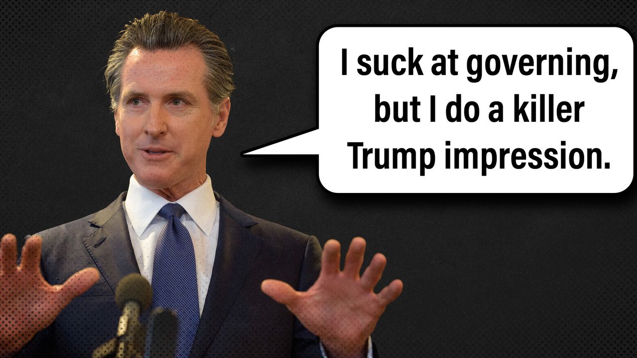 2025 8 25 newsom trump impression
