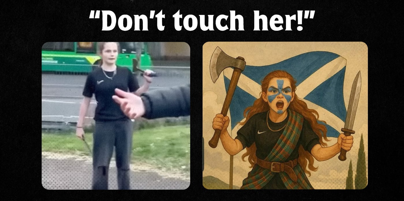 2025 8 28 scotland girl knife axe dont touch
