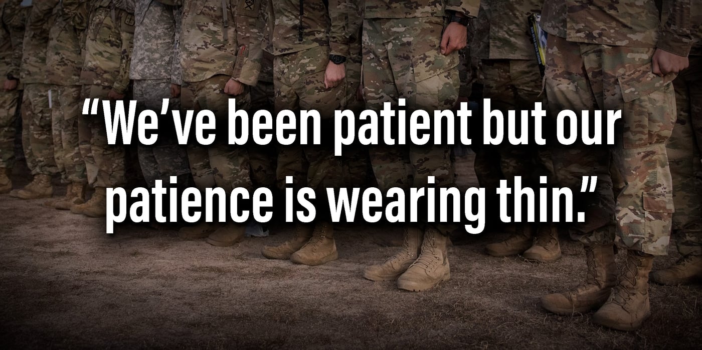 2025 9 5 patience thin military