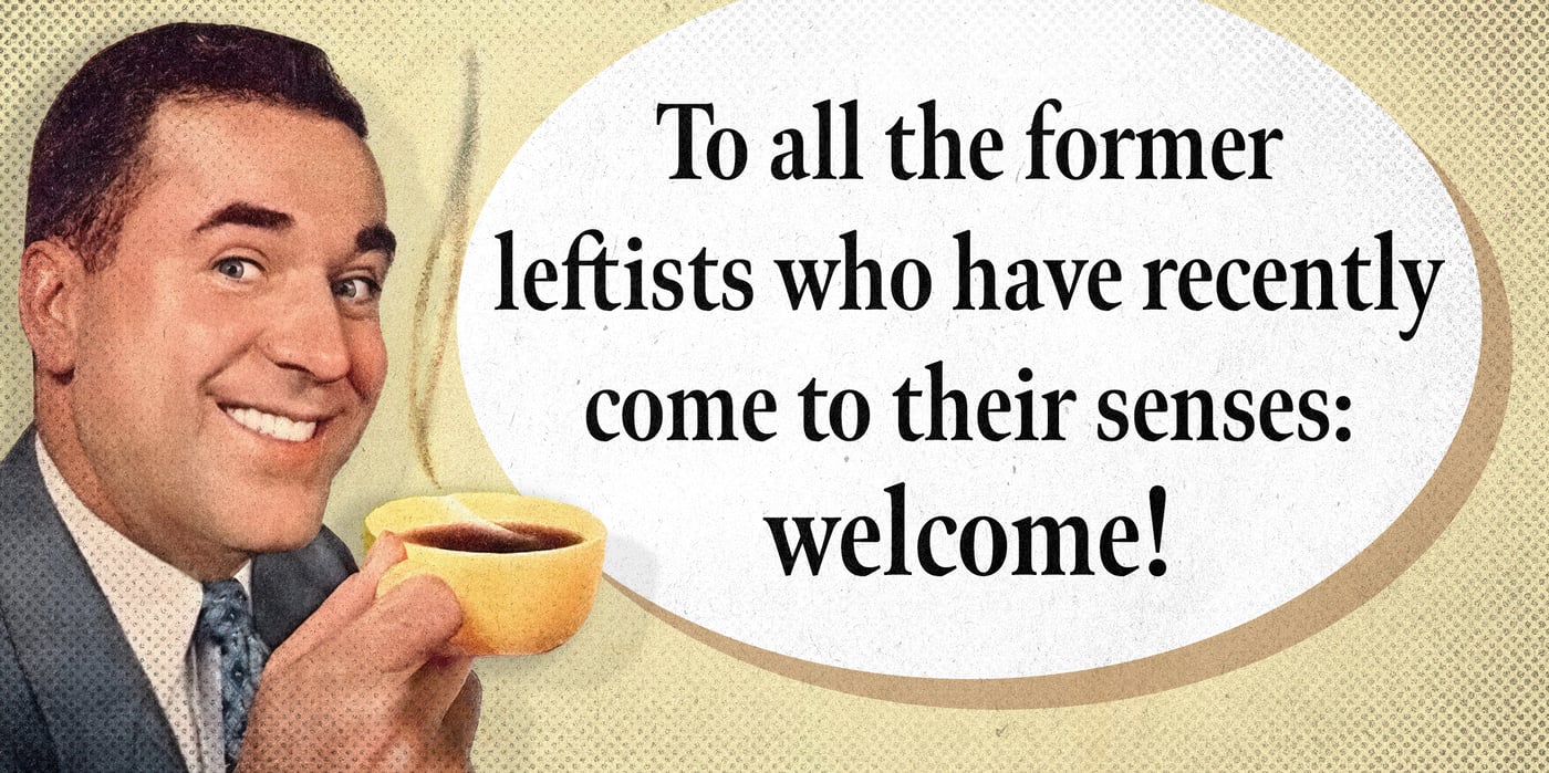2025 9 23 coffee man leftists welcome