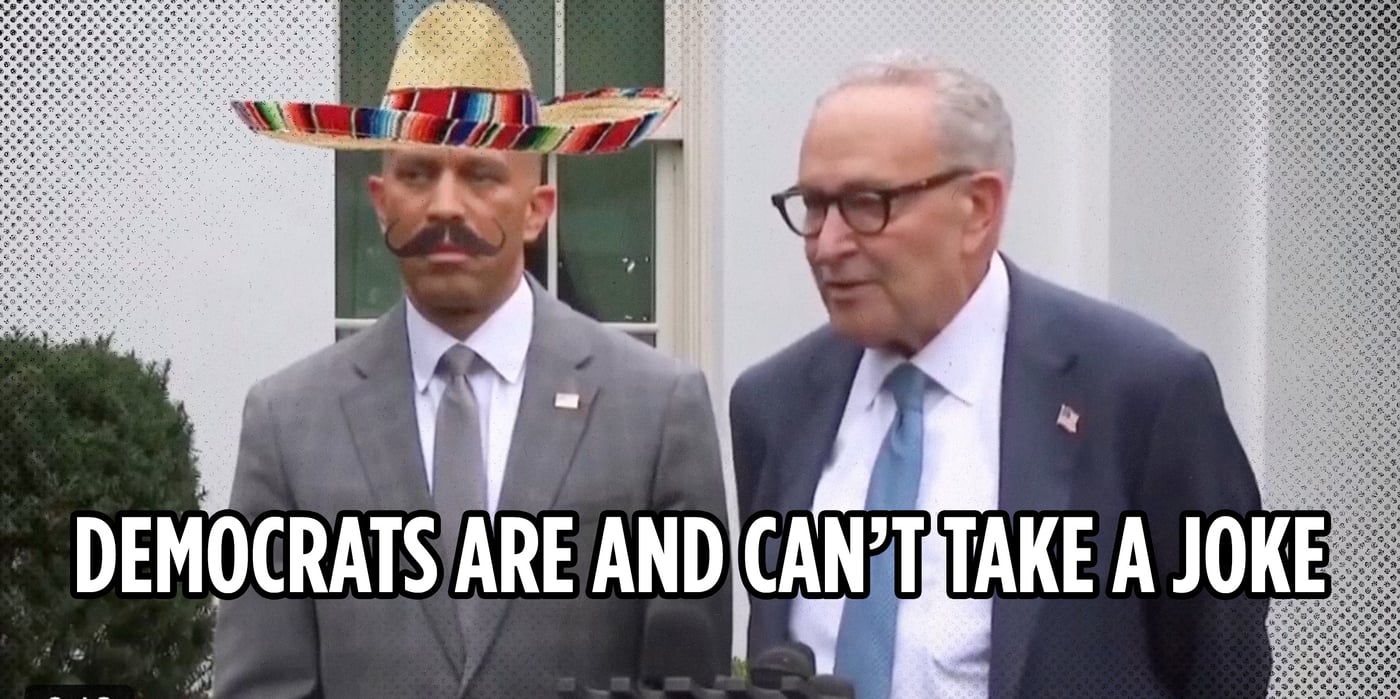 2025 10 2 democrats joke sombrero