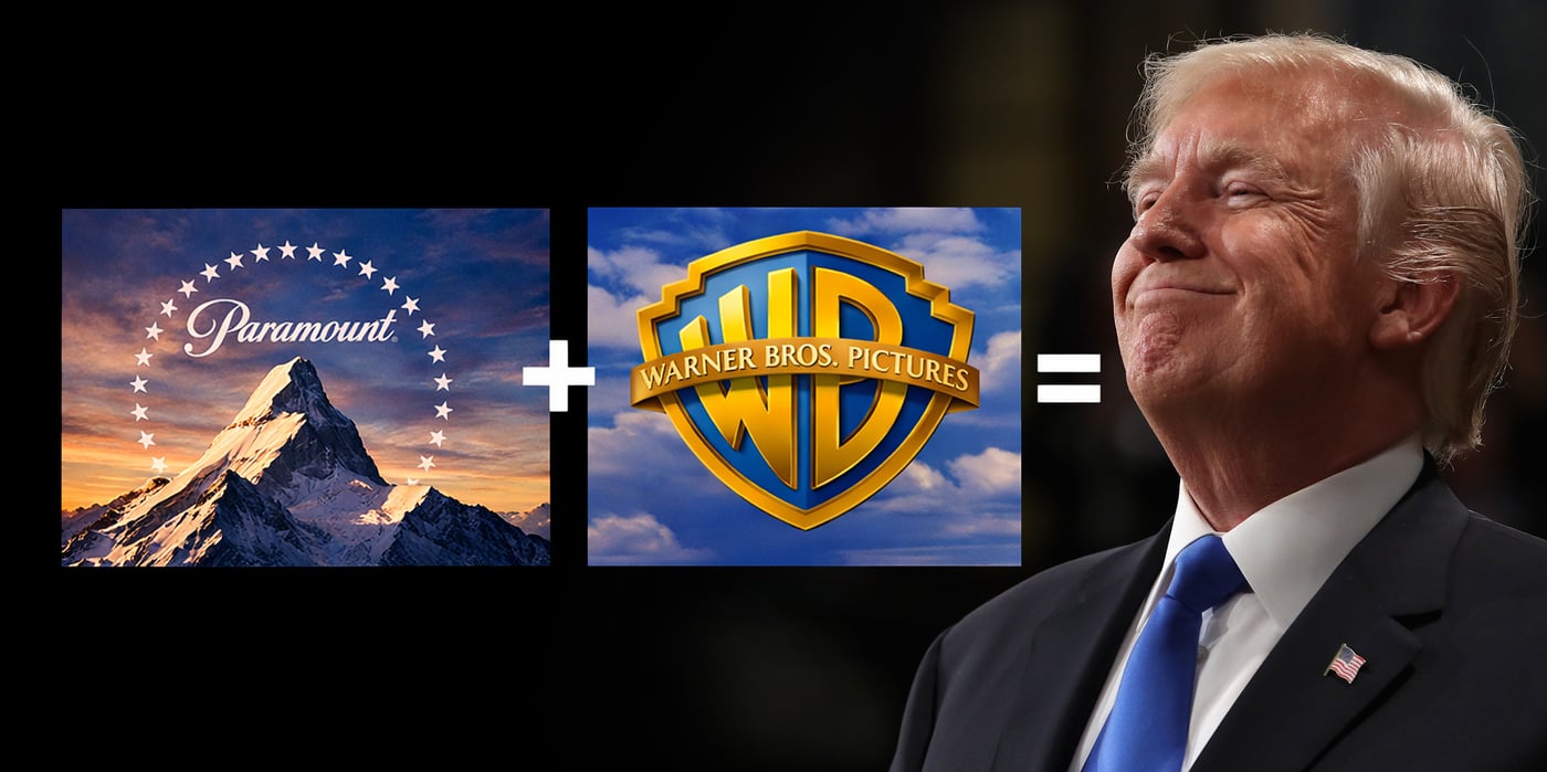 trump merger smile