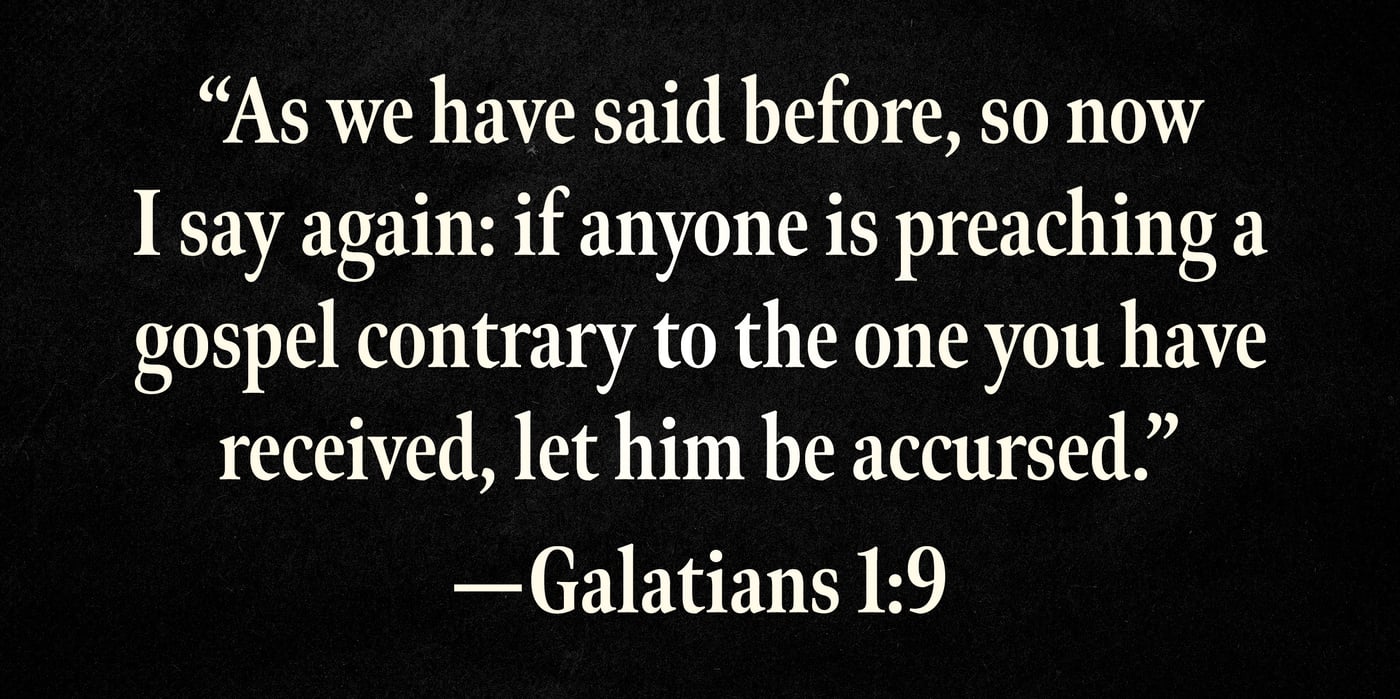 2026 3 6 galatians 1 9