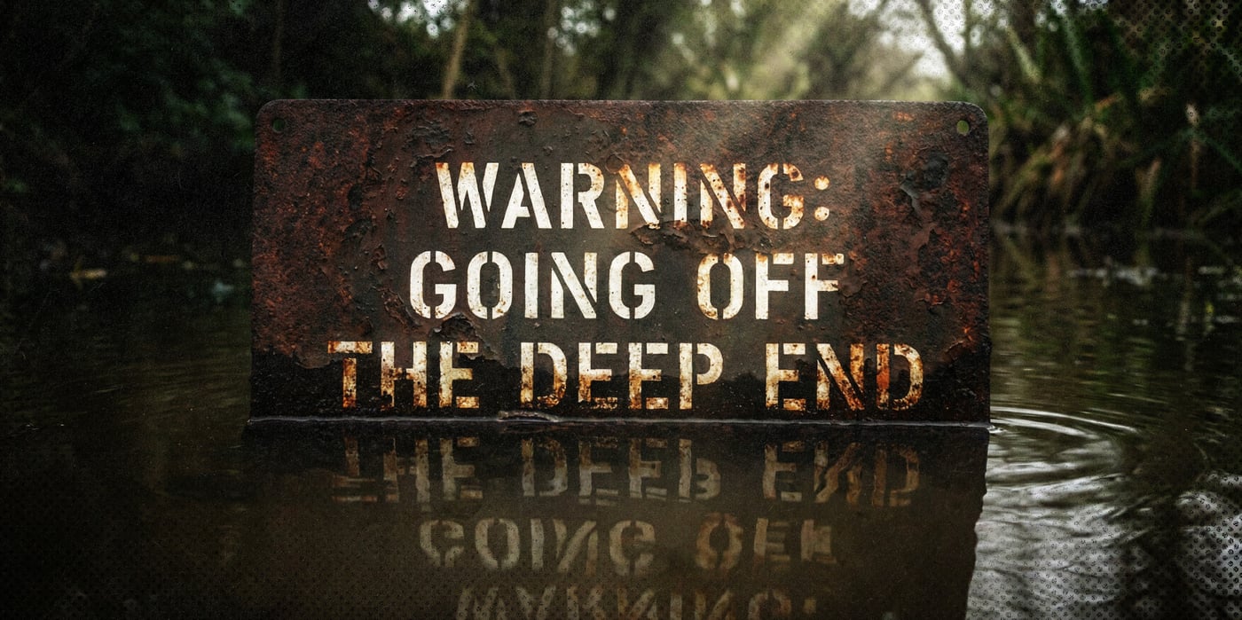 2026 3 25 sign warning deep end
