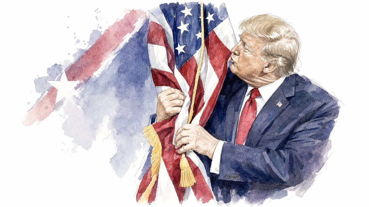 2026 7 1 trump flag
