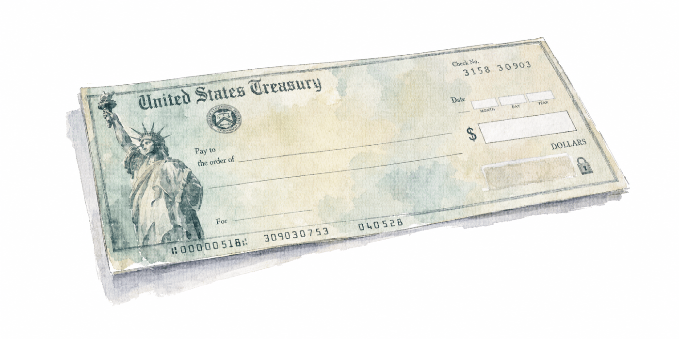 welfare, government check, entitlement, Treasury