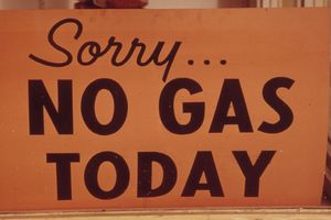 no gas
